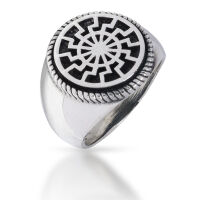 925 Sterling Silberring - Sonnenrad 66 (21,0 Ø) 11,4 US