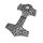 Edelstahlanhänger – Thors Hammer Keltic mit Kreuzdetail