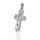 925 Sterling Silberanhänger - Kreuz mit Cubic Zirkonia "Alexis"