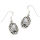 925 Sterling Silber Ohrringe mit Perlmutt