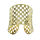 Stainless Steel Bangle - Chessboard