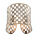 Stainless Steel Bangle - Chessboard