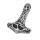 Stainless Steel Pendant - Thors Hammer ‘Inga’ - Polished