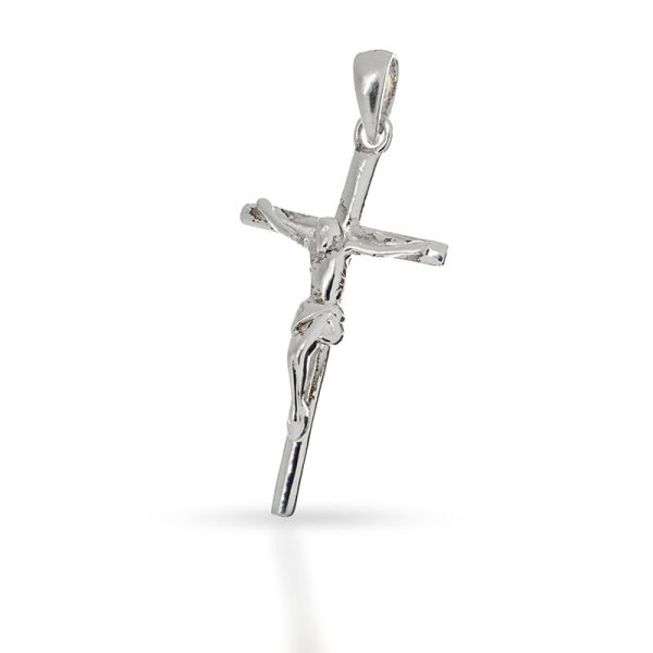 925 Sterling Silberanhänger - Kreuz aus 925 Sterling Silver Silber mit Jesus Figur