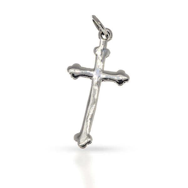 925 Sterling Silberanhänger - Kreuz klein "Jesa"