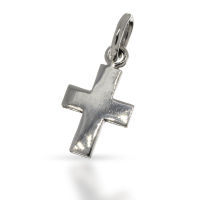925 Sterling Silberanhänger - Kreuz klein...