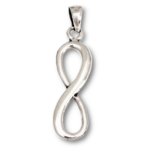 925 Sterling Silberanhänger - Unendlichkeitszeichen Infinity