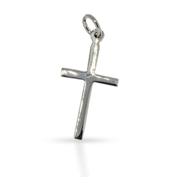 925 Sterling Silberanhänger - Kreuz "Tiara"