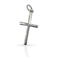 925 Sterling Silberanhänger - Kreuz "Tiara"