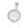 925 Sterling Silberanhänger - Baum des Lebens "Elegance" Zirkonia