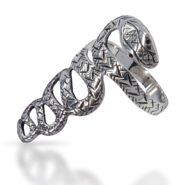 925 Sterling Silver Ring - Snake 49 (15,5 Ø) 4,8 US