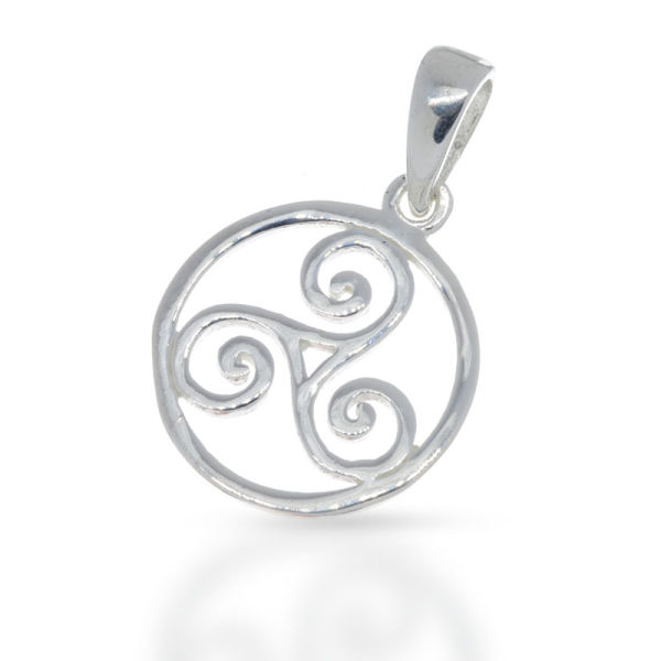 925 Sterling Silberanhänger - Triskele "Jorn"