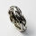 925 Sterling Silber Ring - geflochtenes Muster 62 (19,7...