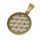 Stainless Steel Pendant - Flower of Life PVD-Gold