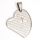 Stainless steel pendant - heart with "Our Father