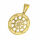 Stainless steel pendant - compass steering wheel in different colors