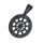 Stainless steel pendant - compass steering wheel in different colors