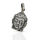 925 Sterling Silver Pendant - Buddha Head "Gotama"