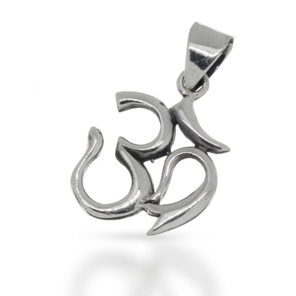925 Sterling Silberanhänger - Om