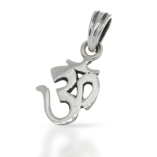 925 Sterling Silberanhänger - Om
