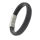 Genuine Leather Bracelet - Braided multi-bands with Stainless Steel Clasp