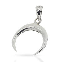 925 Sterling silver pendant - Half moon "Malal"