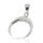 925 Sterling Silver Pendant – Simple Malal Crescent