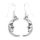 Silver ear jewelry moon "Luna" from 925 sterling silver