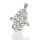 925 Sterling Silberanhänger - Hand der Fatima