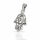925 Sterling Silver Pendant - Hand of Fatima