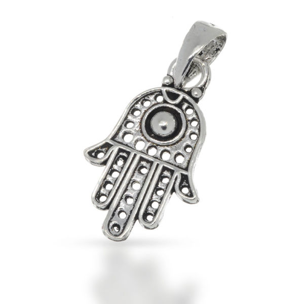 925 Sterling Silver Pendant - Hand of Fatima