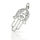 925 Sterling Silberanhänger - Hand der Fatima