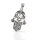 925 Sterling Silberanhänger - Hand der Fatima