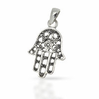 925 Sterling Silberanhänger - Hand der Fatima