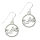 Silver Earrings - Love