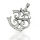 925 Sterling Silberanhänger - Om