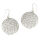 925 Sterling Silberohrhänger Blume des Lebens