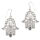 Silver Earrings - Hand of Fatima