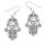 Silver Earrings - Hand of Fatima