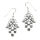 Silver Earrings - Hand of Fatima