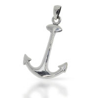 925 Sterling Silver Pendant - Anchor "Blank"
