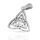 925 Sterling Silver Pendant - Triqueta "Azilis"