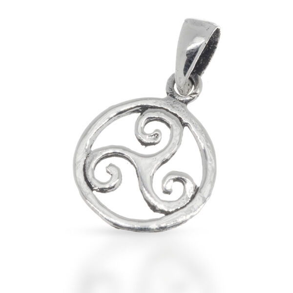 925 Sterling Silver Pendant - Triskele "Ceallach"