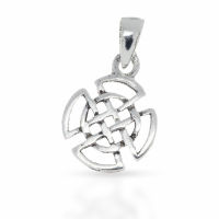 925 Sterling Silberanhänger - Keltischer Knoten...