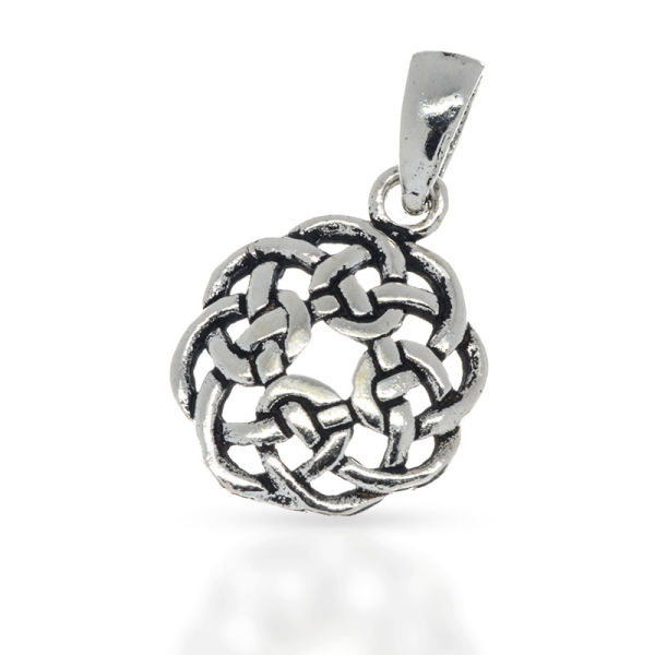 925 Sterling Silberanhänger - Keltischer Knoten "Habren"