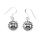 925 Sterling Silver Earrings - Sun with Face
