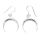 925 Sterling Silver Earrings - Moon