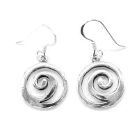 925 Sterling Silver Earrings - Spiral