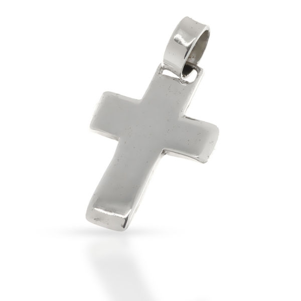 925 Sterling Silberanhänger - Kreuz "Isaak"