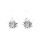 925 Sterling Silver Drop Earrings – Small Spiral Suns with Pointed Rays